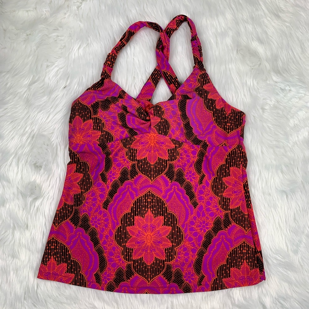 PrAna Tankini Swimming Suit Swim Top Halter
